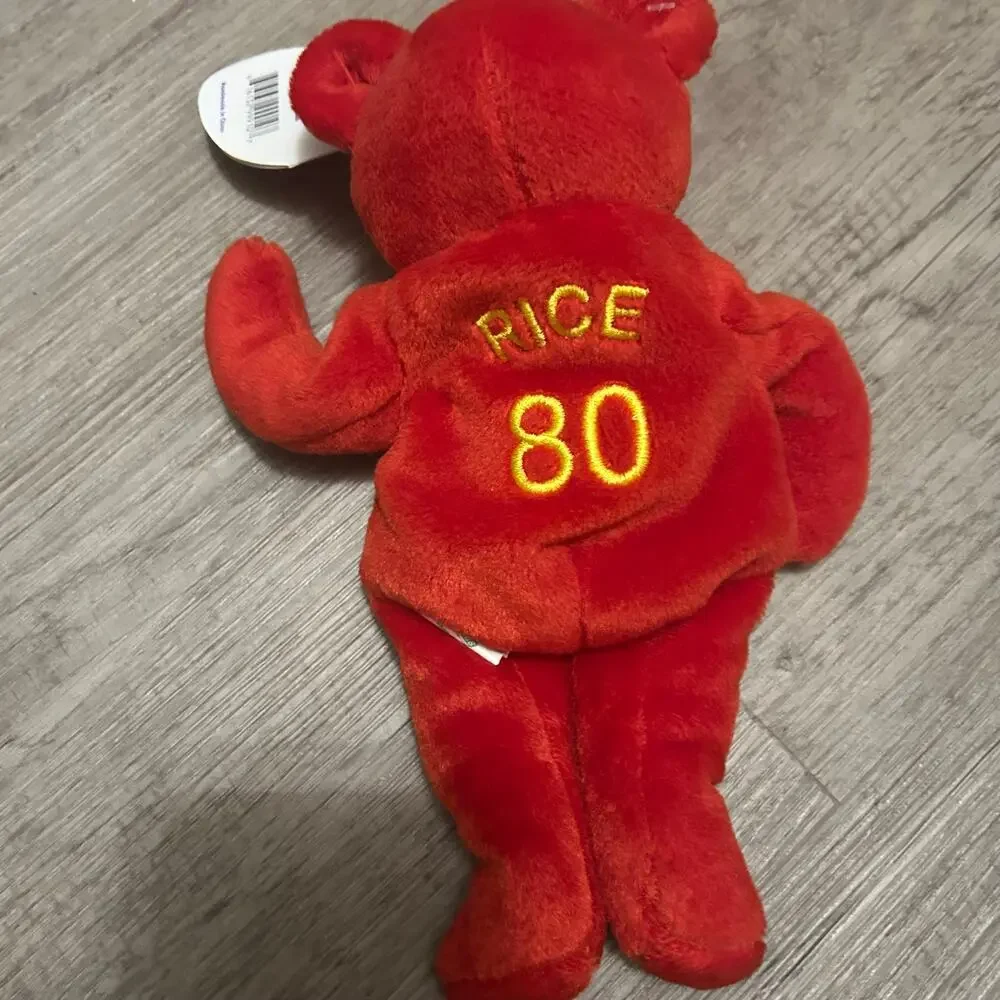 Jerry Rice #80 Salvino’s Bammers 9” Bean Bag Plush Bear 49ers NFL NWT 1999
